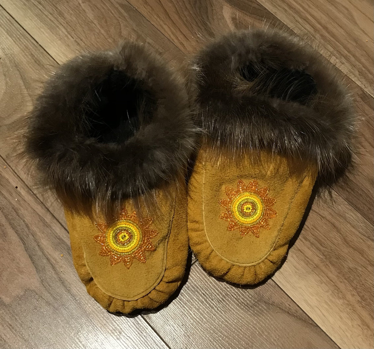 Native american moccasin on sale slippers