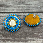 Simply Significants Stud Earrings-Mother of Pearl
