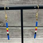 Simple Beaded Sticks Earring