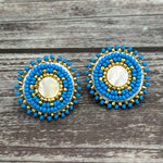 Simply Significants Stud Earrings-Mother of Pearl