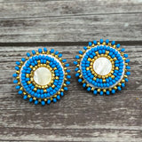Simply Significants Stud Earrings-Mother of Pearl