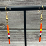 Simple Beaded Sticks Earring