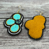 Split Flower Earrings