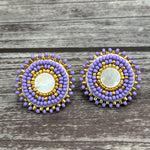 Simply Significants Stud Earrings-Mother of Pearl