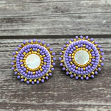Simply Significants Stud Earrings-Mother of Pearl