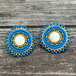 Simply Significants Stud Earrings-Mother of Pearl