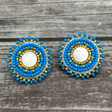 Simply Significants Stud Earrings-Mother of Pearl