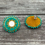 Simply Significants Stud Earrings-Mother of Pearl