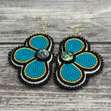Split Flower Earrings