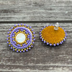 Simply Significants Stud Earrings-Mother of Pearl