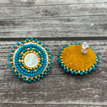 Simply Significants Stud Earrings-Mother of Pearl