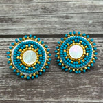 Simply Significants Stud Earrings-Mother of Pearl