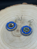 Blue and Gold Simply Significants Drop Earrings