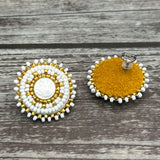 Simply Significants Stud Earrings-Mother of Pearl