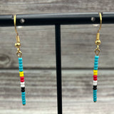 Simple Beaded Sticks Earring