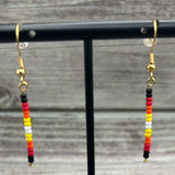Simple Beaded Sticks Earring