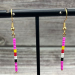 Simple Beaded Sticks Earring