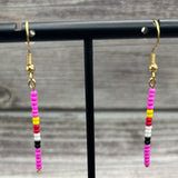 Simple Beaded Sticks Earring