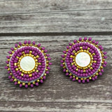 Simply Significants Stud Earrings-Mother of Pearl