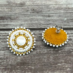 Simply Significants Stud Earrings-Mother of Pearl