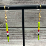 Simple Beaded Sticks Earring