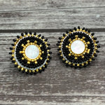 Simply Significants Stud Earrings-Mother of Pearl