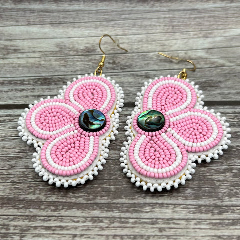 Split Flower Earrings