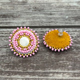 Simply Significants Stud Earrings-Mother of Pearl