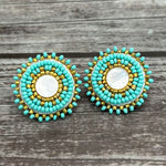 Simply Significants Stud Earrings-Mother of Pearl