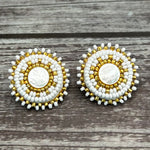 Simply Significants Stud Earrings-Mother of Pearl
