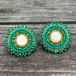 Simply Significants Stud Earrings-Mother of Pearl