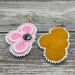 Split Flower Earrings
