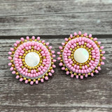 Simply Significants Stud Earrings-Mother of Pearl