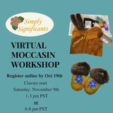 November Virtual Beaded Moccasin Making Workshop