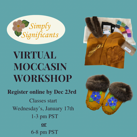 January Virtual Beaded Moccasin Making Workshop