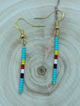 Simple Beaded Sticks Earring